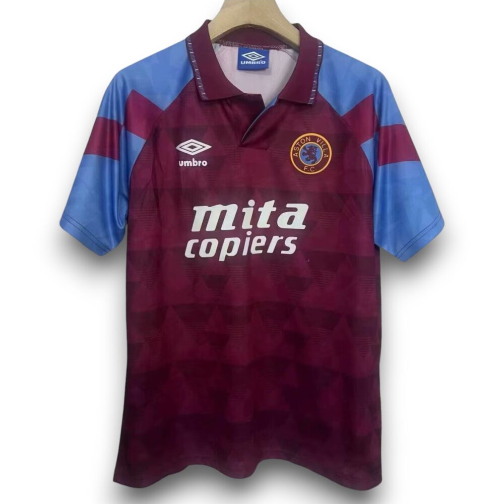 Camiseta Aston Villa 1990