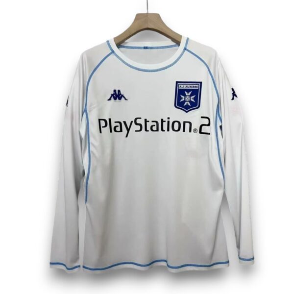 Camiseta Jc Auxerre 2003-2004 Local Manga Larga