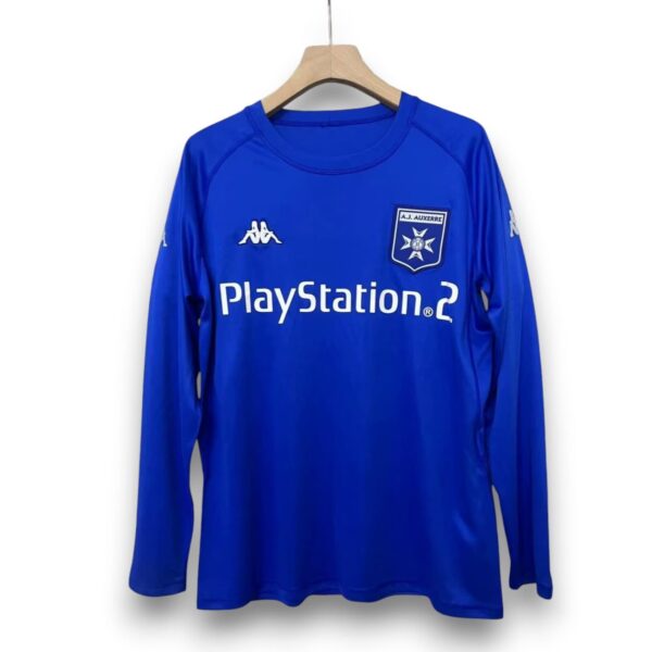 Camiseta Jc Auxerre 2003-2004 Visitante Manga Larga
