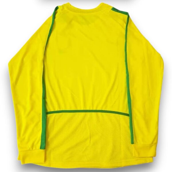 Camiseta Brasil 2002 Local Manga Larga