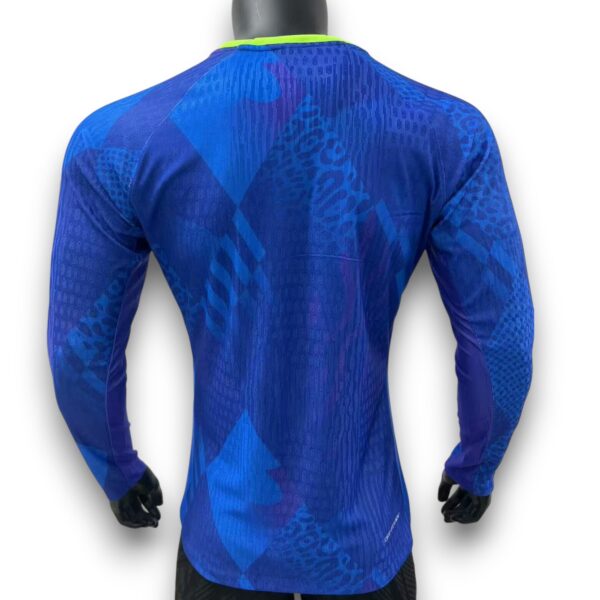 Camiseta Brasil 2025 Visitante Manga Larga – Version Pro Player