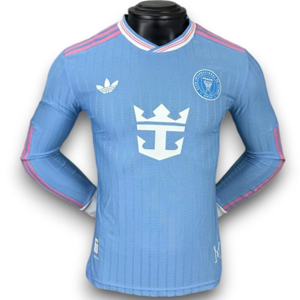 Camiseta Inter de Miami 2025-2026 Alternativa Manga Larga – Versión Pro Player