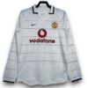 Camiseta Manchester United 2003-2005 Visitante Manga Larga