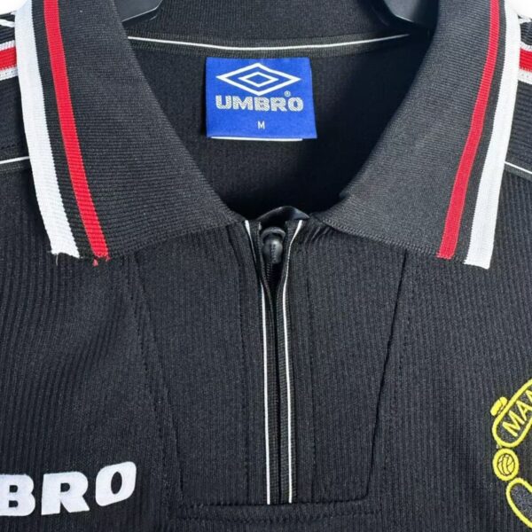 Camiseta Manchester United 1998-1999 Alternativa Manga Larga