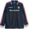 Camiseta Manchester United 1998-1999 Alternativa Manga Larga