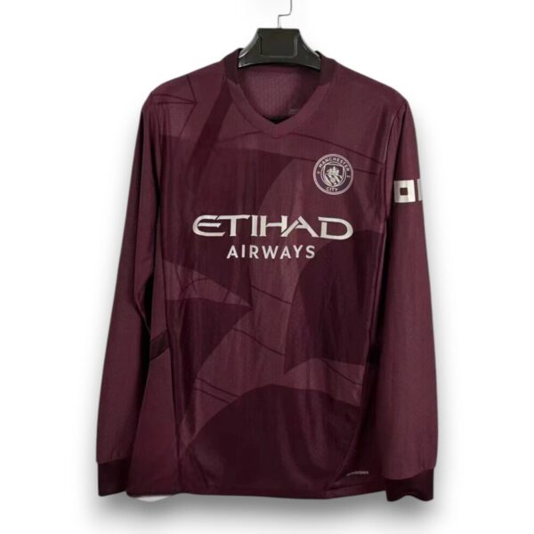 Camiseta Manchester City 2024-2025 Alternativa Manga Larga – Version Pro Player