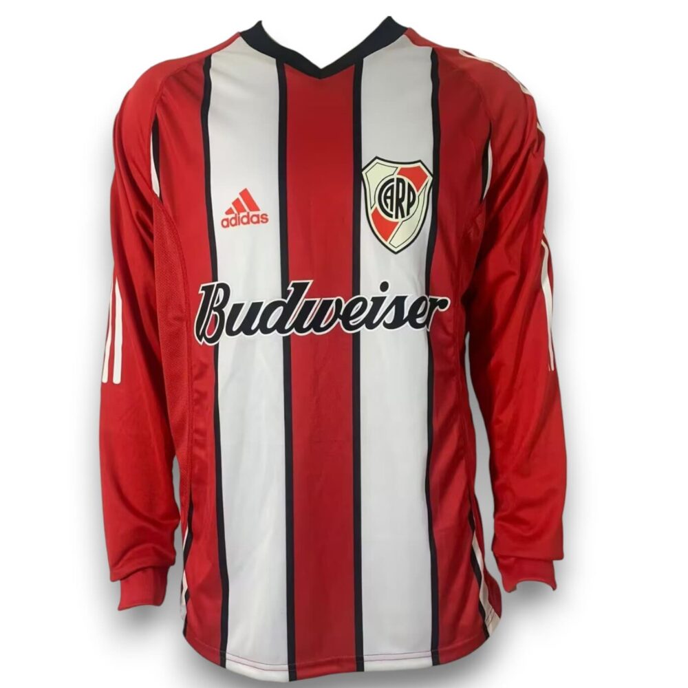 Camiseta River Plate 2003-2004 Local Manga Larga