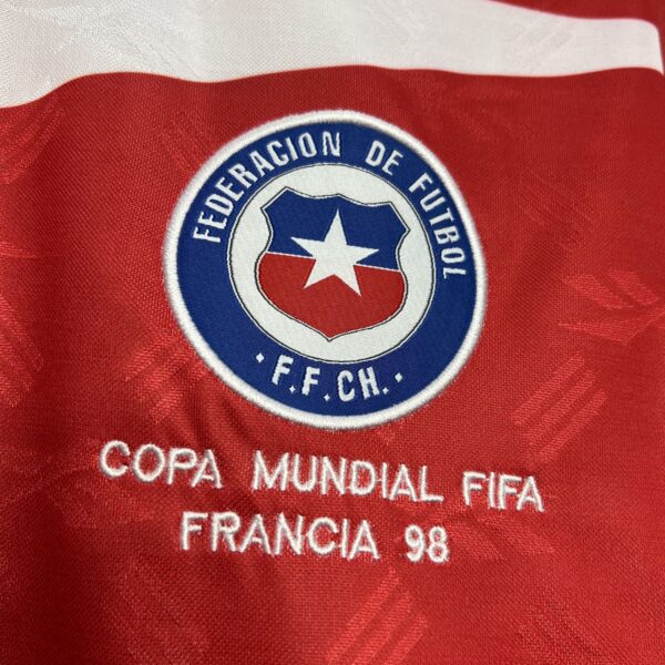 Camiseta Chile 1998 Local – Manga Larga