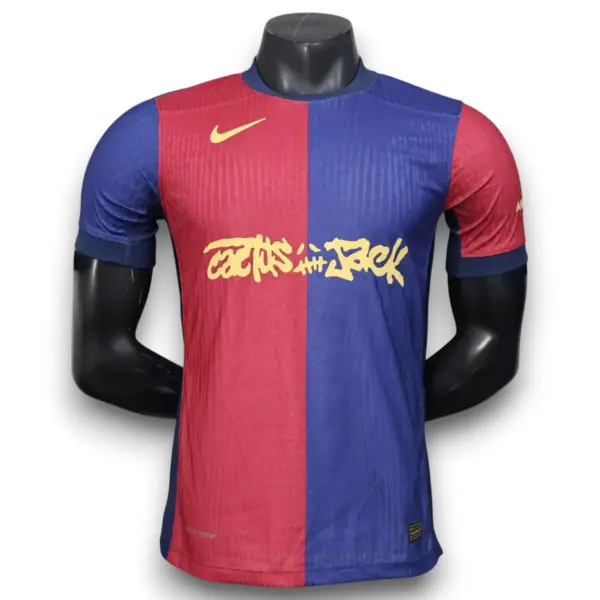 Camiseta Barcelona x Travis Scott 2024-2025 Local – Version Pro Player