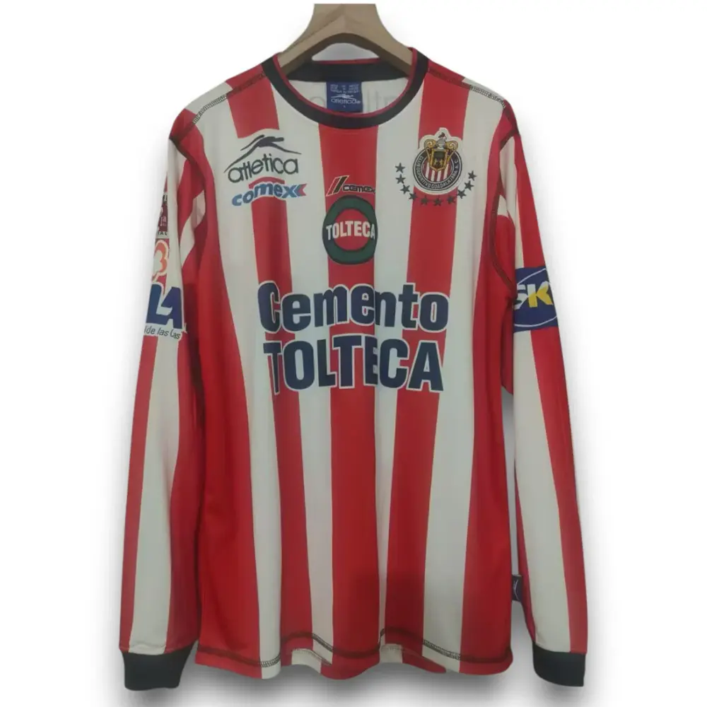 chivas-02-03-home-long-sleeve.webp Camiseta Chivas 2002-2003 Local Manga Larga