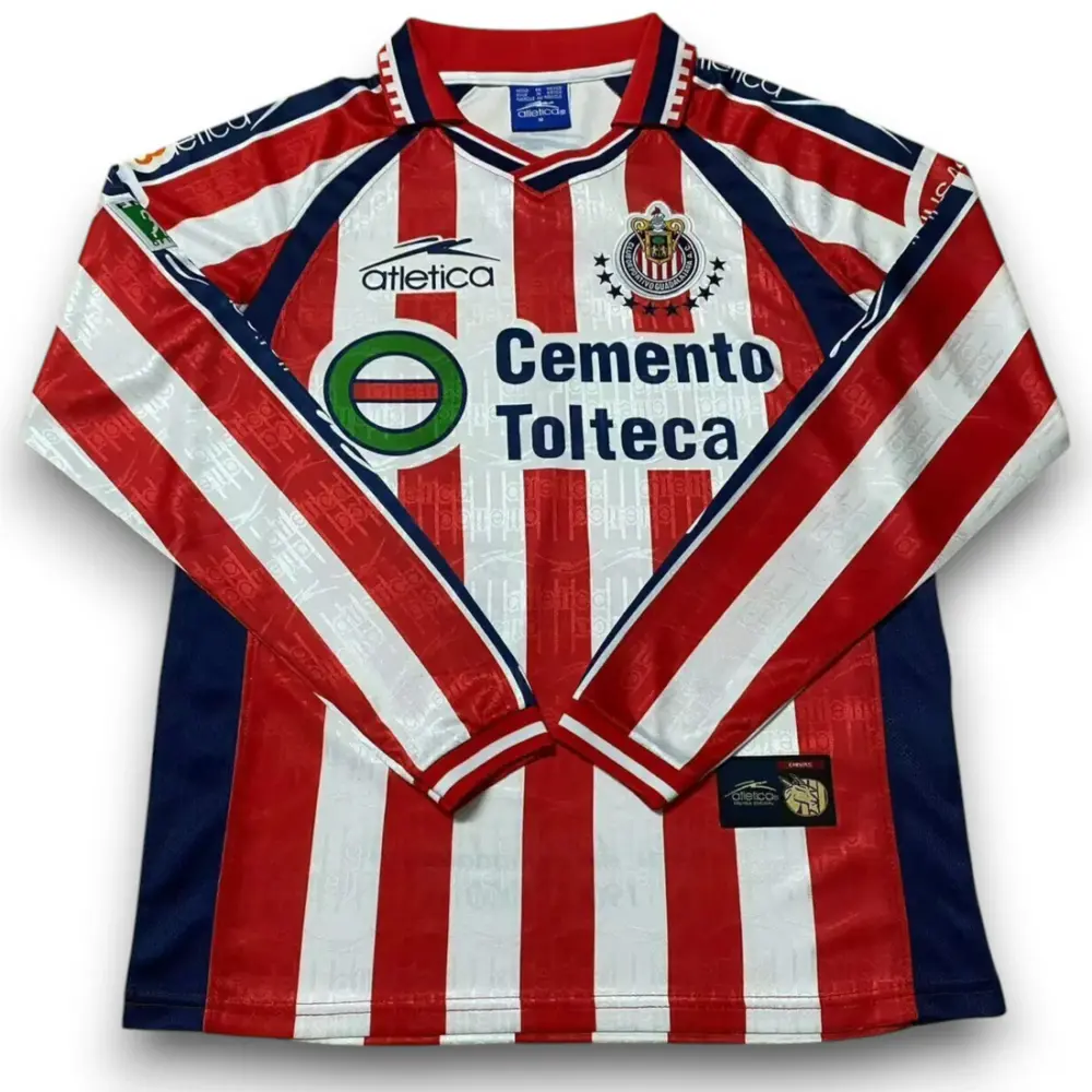 chivas-99-00-home-long-sleeve-S-3XL_1.webp Camiseta Chivas 1999-2000 Local Manga Larga