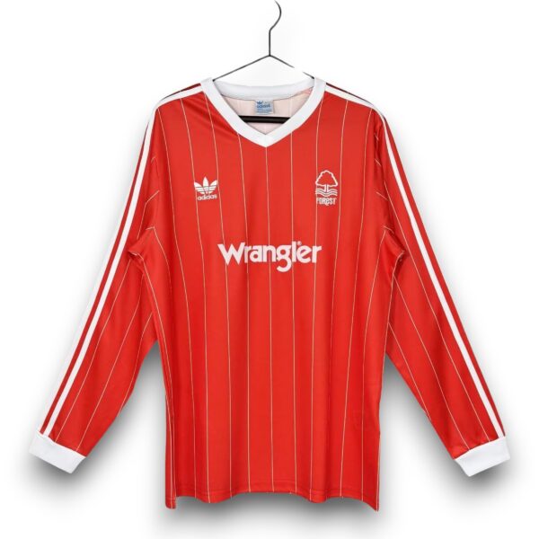 Camiseta Nottingham Forest 1982-1984 Local Manga Larga