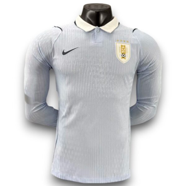 Camiseta Uruguay 2025-2026 Local Manga Larga – Version Pro Player