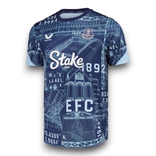 Camiseta Everton 2024-2025 Prepartido