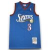 Camiseta NBA Philadelphia 76ers, Allen Iverson – Mitchell & Ness Blue