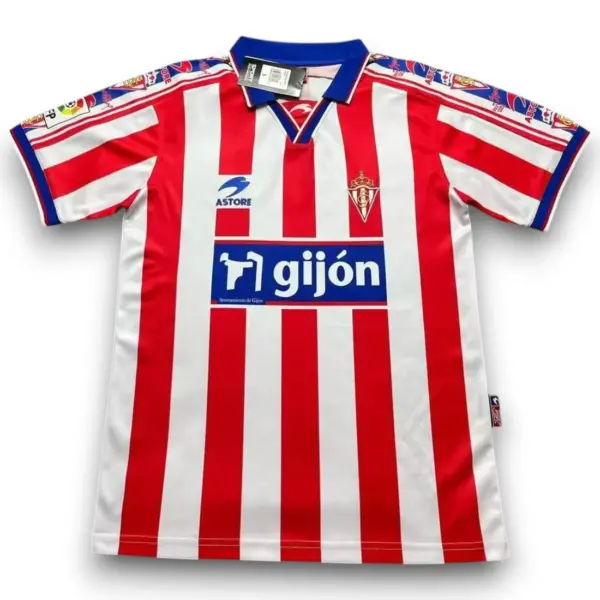 Camiseta Sporting Gijon 1999-2000 Local
