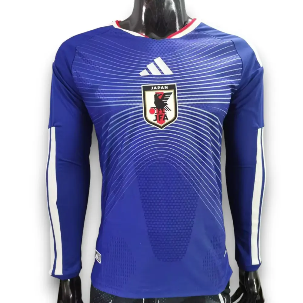 Camiseta Japon 2025-2026 Local Manga Larga – Version Pro Player
