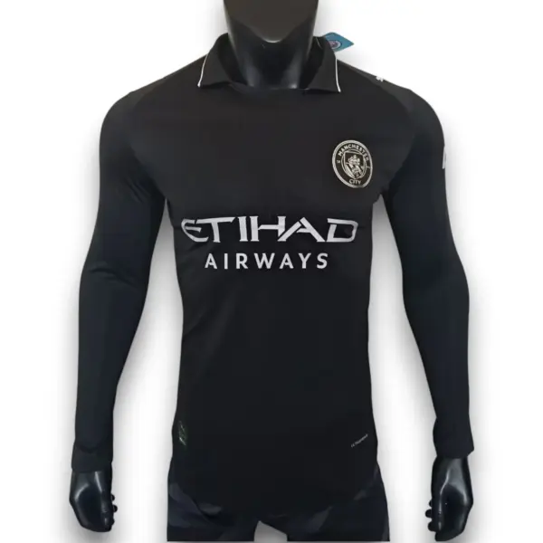 Camiseta Manchester City 2025-2026 Visitante Manga Larga – Pro Player
