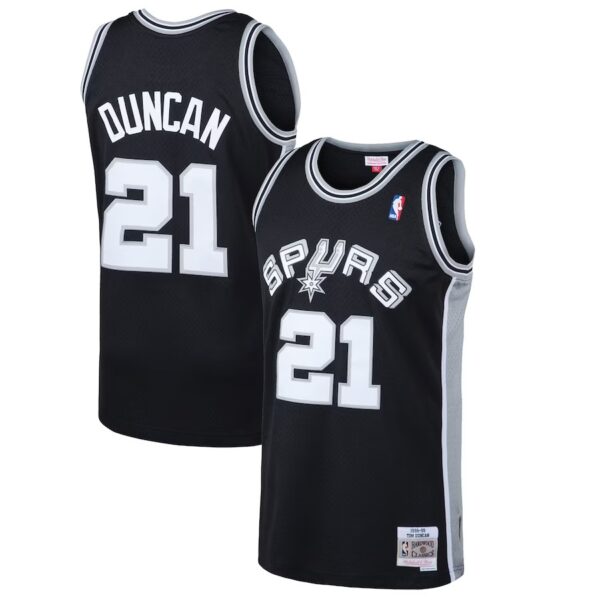 Camiseta San Antonio Spurs Tim Duncan – Mitchell Ness