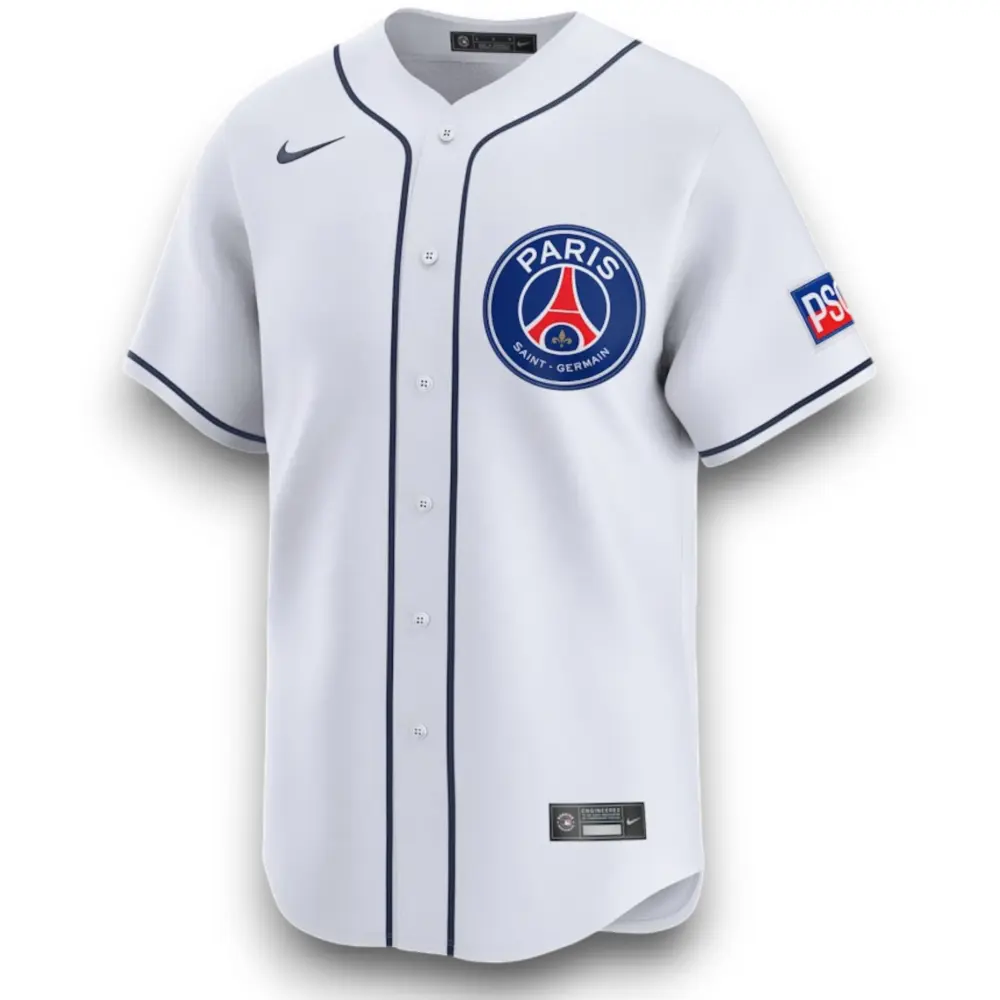 Camiseta París 2025-2026 Beisbol Blanca