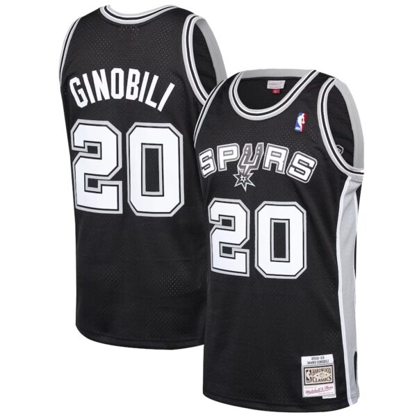 Camiseta San Antonio Spurs Manu Ginobili – Mitchell Ness