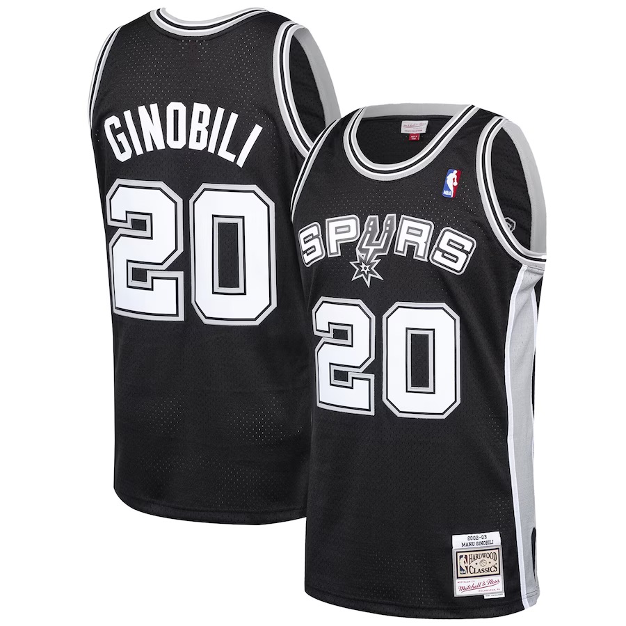 Camiseta San Antonio Spurs Manu Ginobili – Mitchell Ness