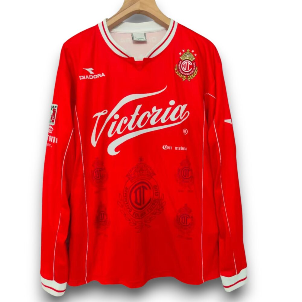 toluca-98-99-home-long-sleeve-Photoroom.jpg Camiseta Deportivo Toluca 1998-1999 Local Manga Larga