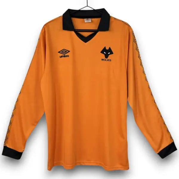 Camiseta Wolves 1980-1981 Local Manga Larga