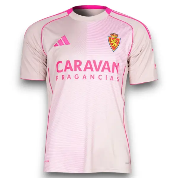 Camiseta Real Zaragoza 2025-2026 Visitante Rosa