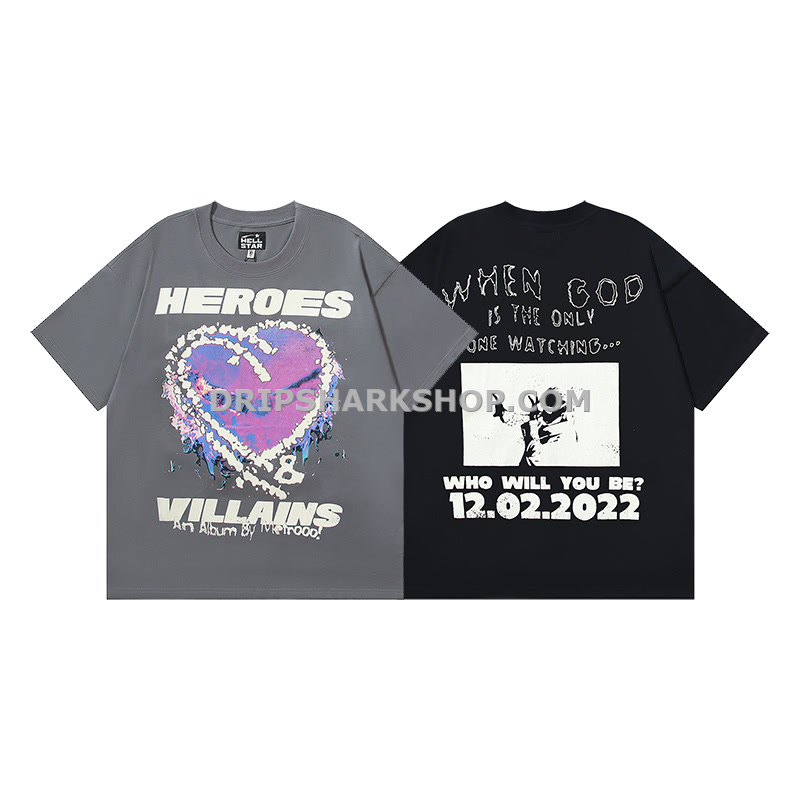 00f7fa9e-1 Camiseta Hellstar - Negro