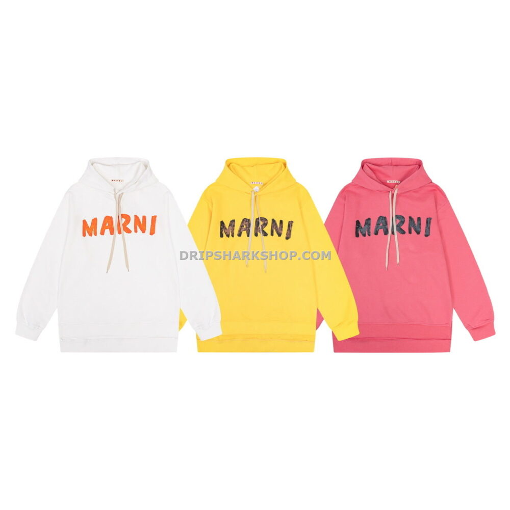 080ddd25 MARNI Hoodie - Blanco