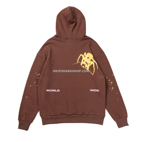 SP5DER Hoodie - Marrón