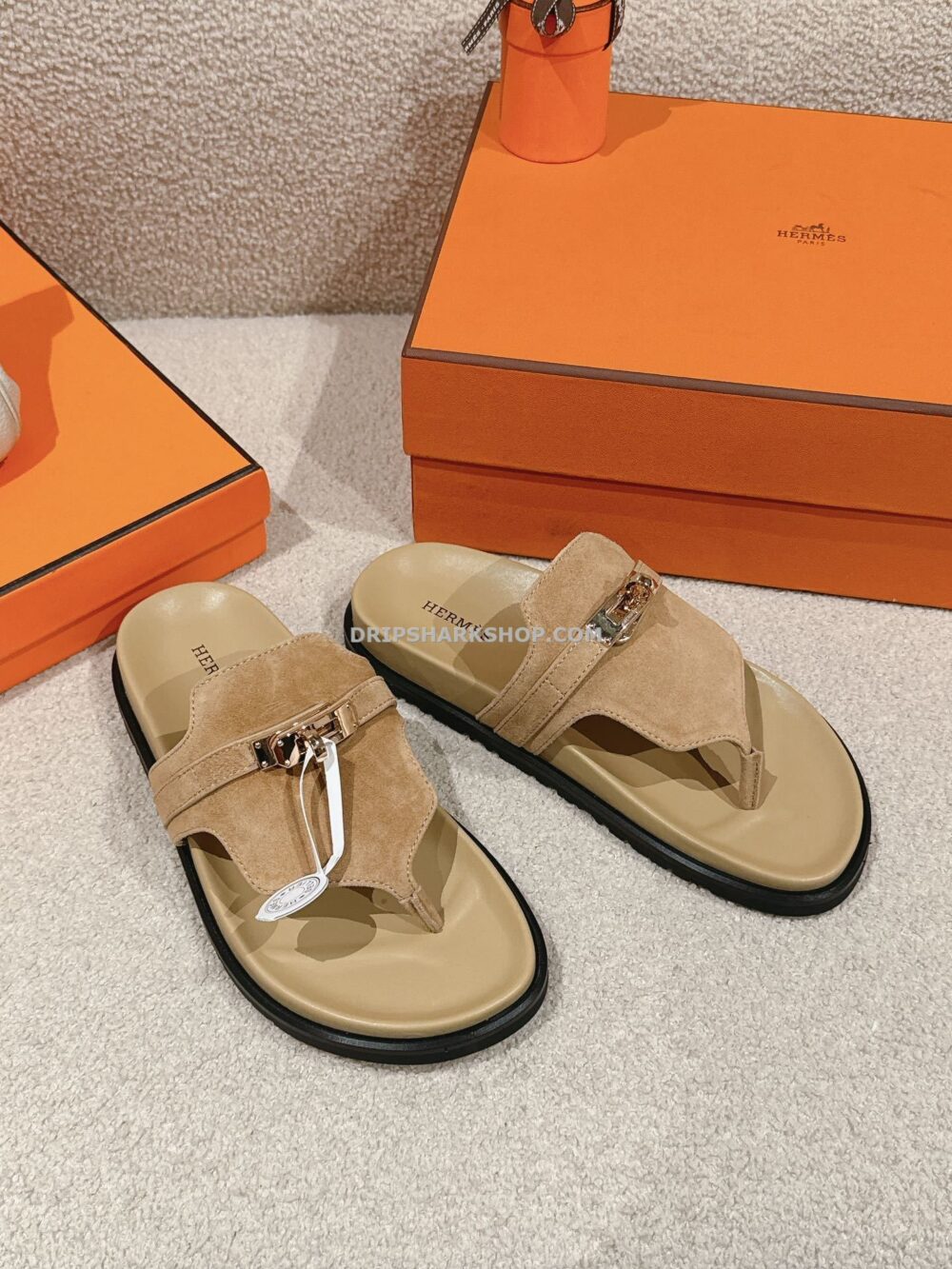 Sandalias Hermes - Marrón