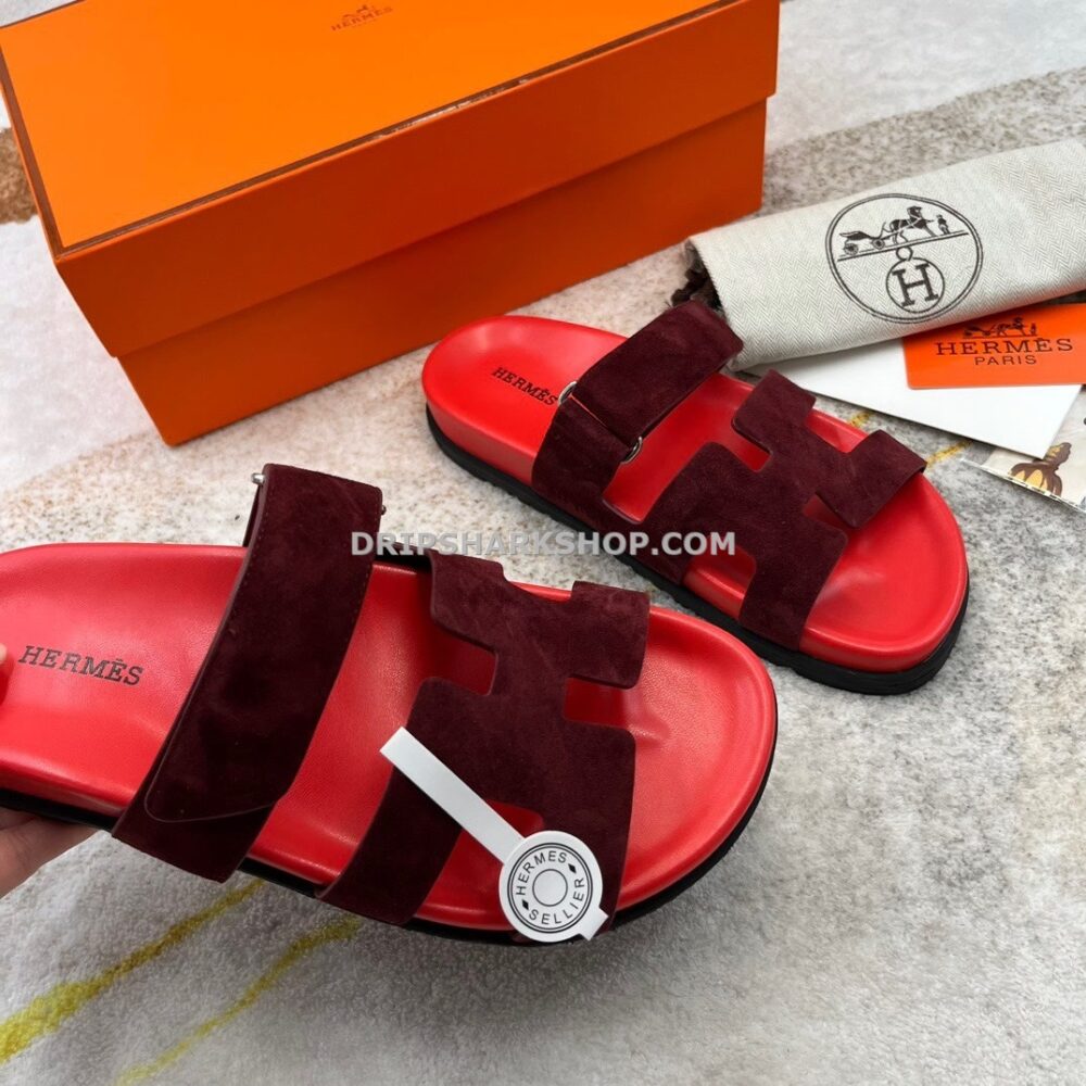 Sandalias Hermes - Rojo