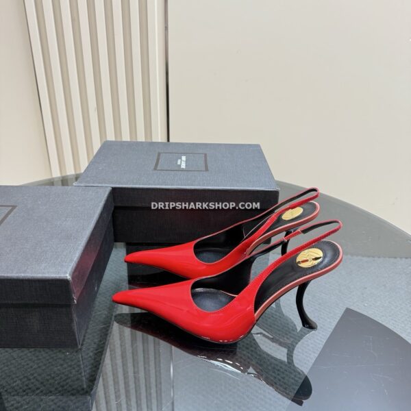 1225834a Tacones de mujer YSL - Rojo