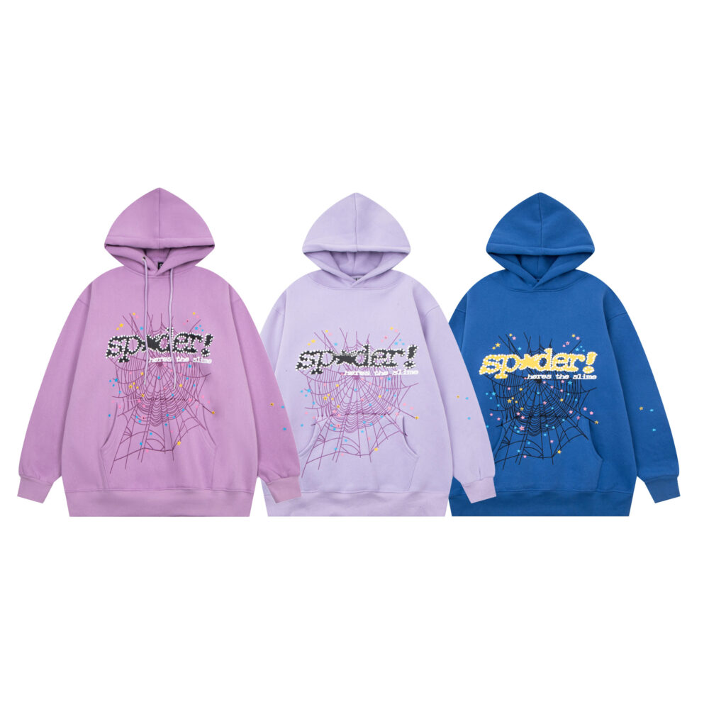 SP5DER Hoodie - Azul