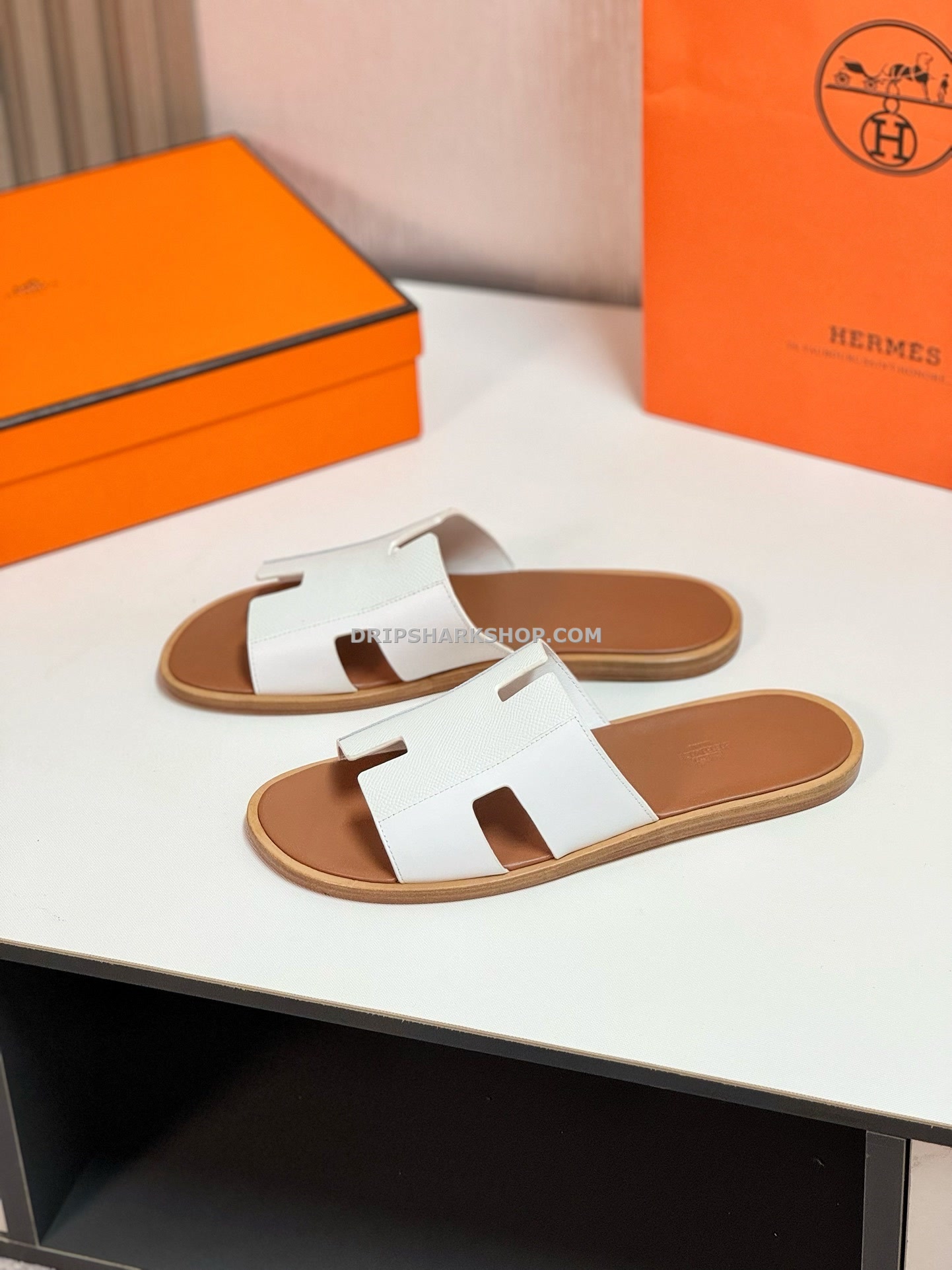 Sandalias Hermes - Blanco - Imagen 2