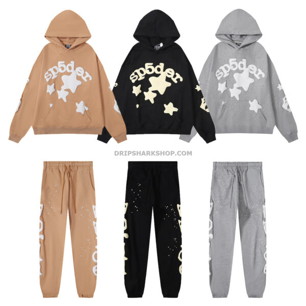 Sp5der Tracksuit - Gris