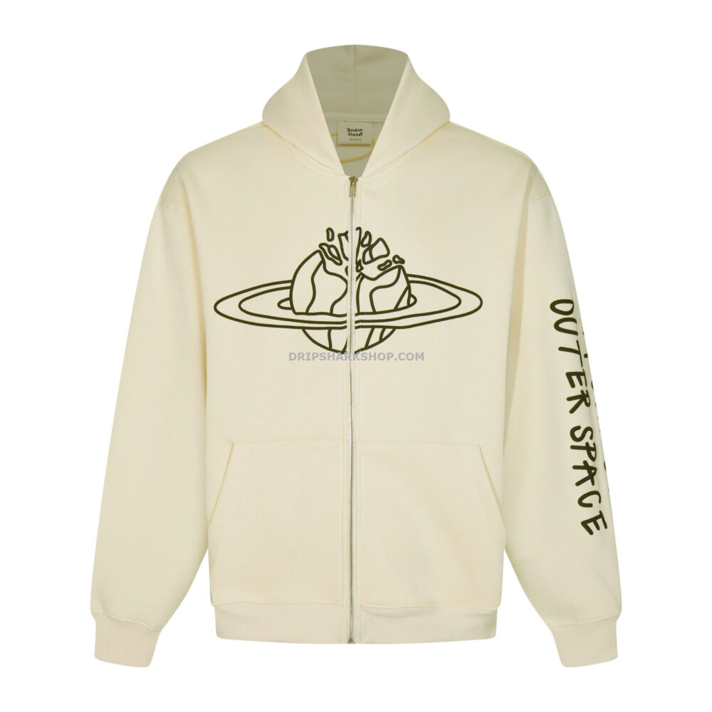 BROKEN PLANET Hoodie - Beige