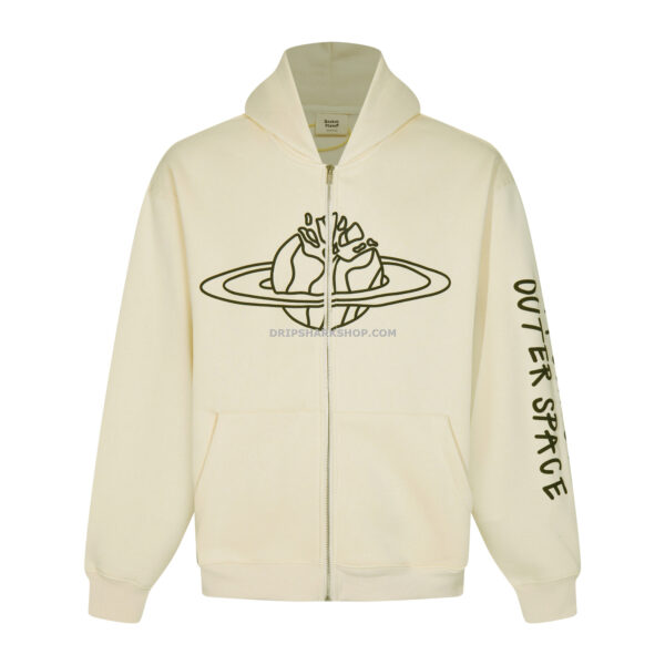 BROKEN PLANET Hoodie - Beige