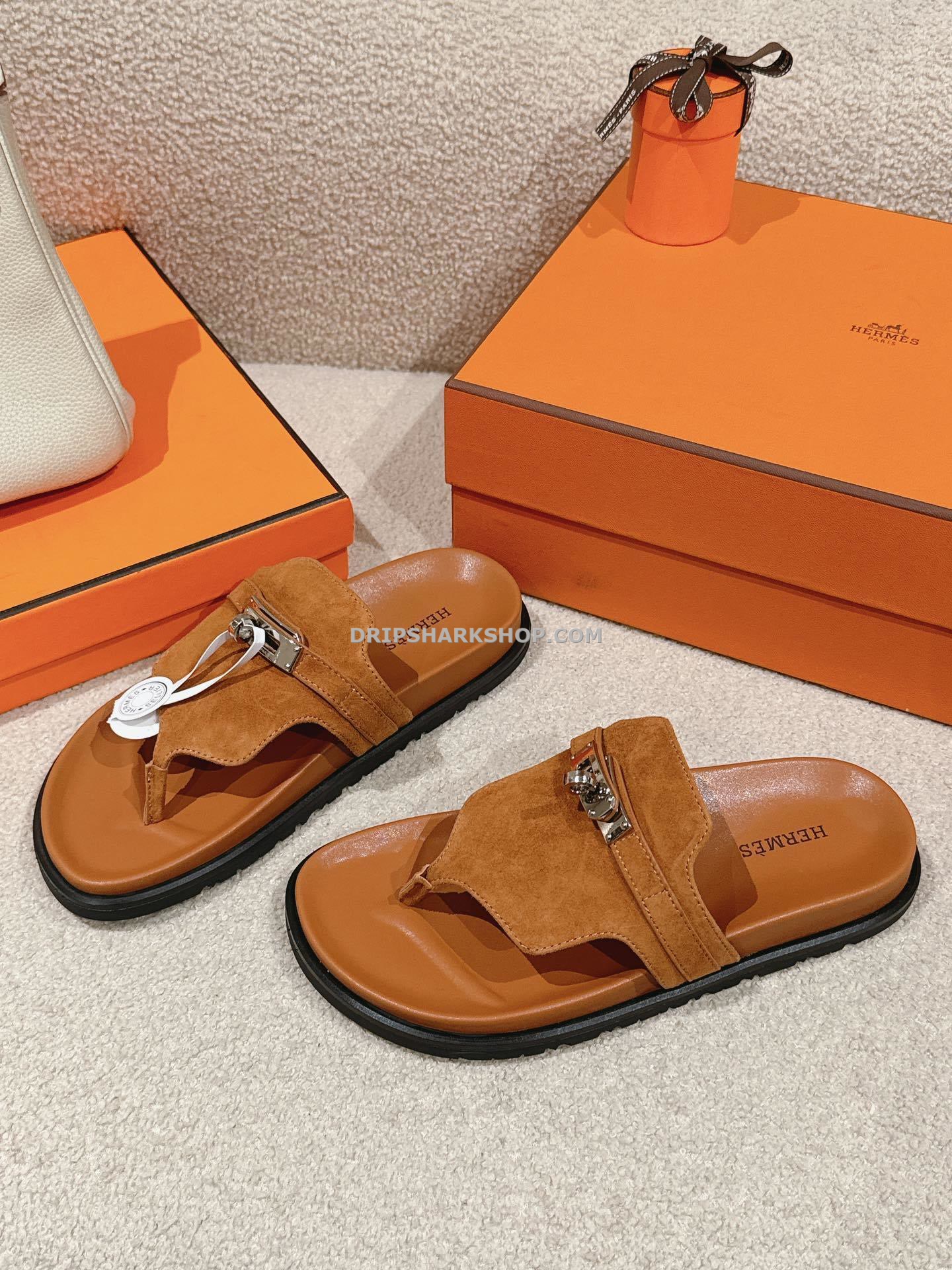 Sandalias Hermes - Marrón - Imagen 2