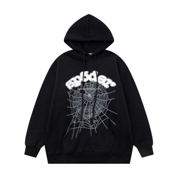 SP5DER Hoodie - Negro