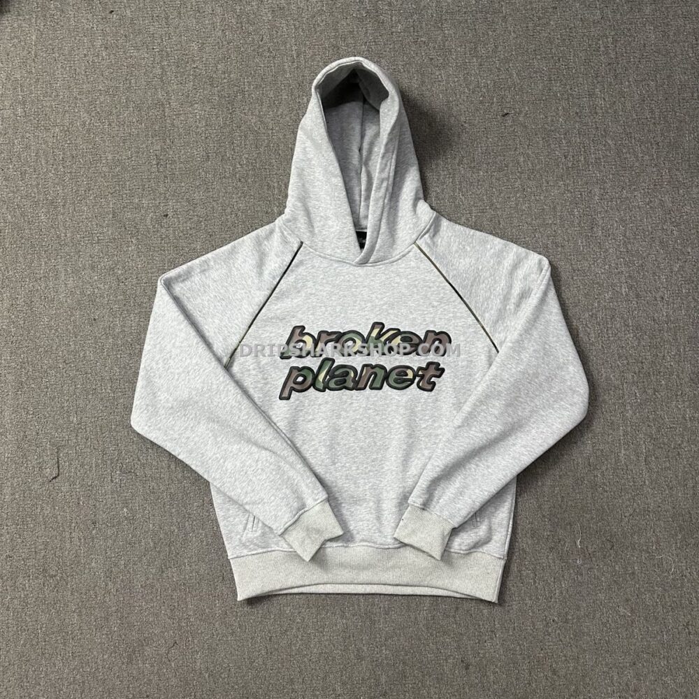 BROKEN PLANET Hoodie - Gris