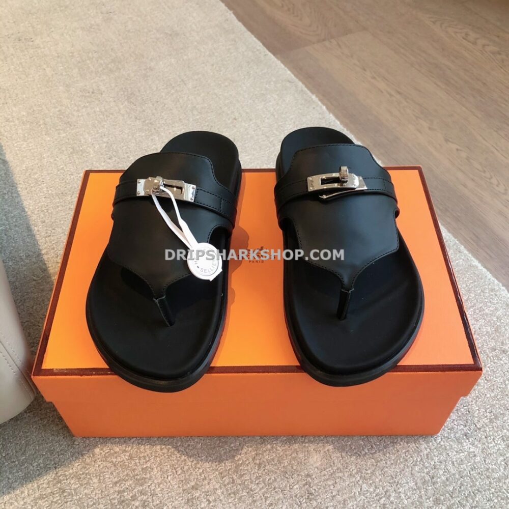 Sandalias Hermes - Negro