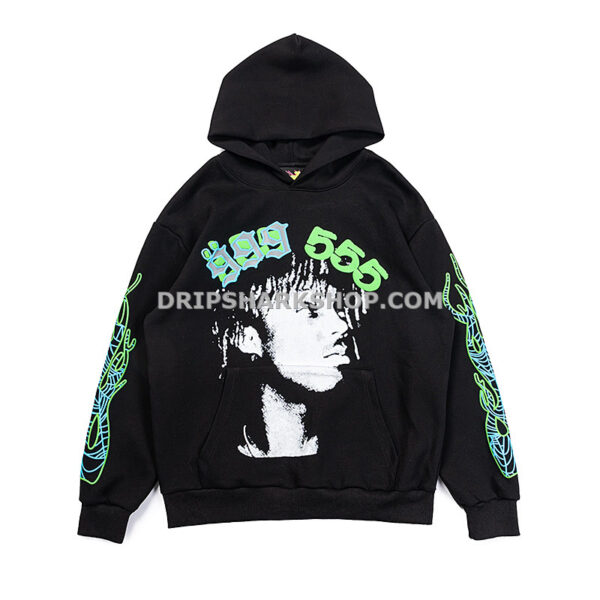 SP5DER Hoodie - Negro