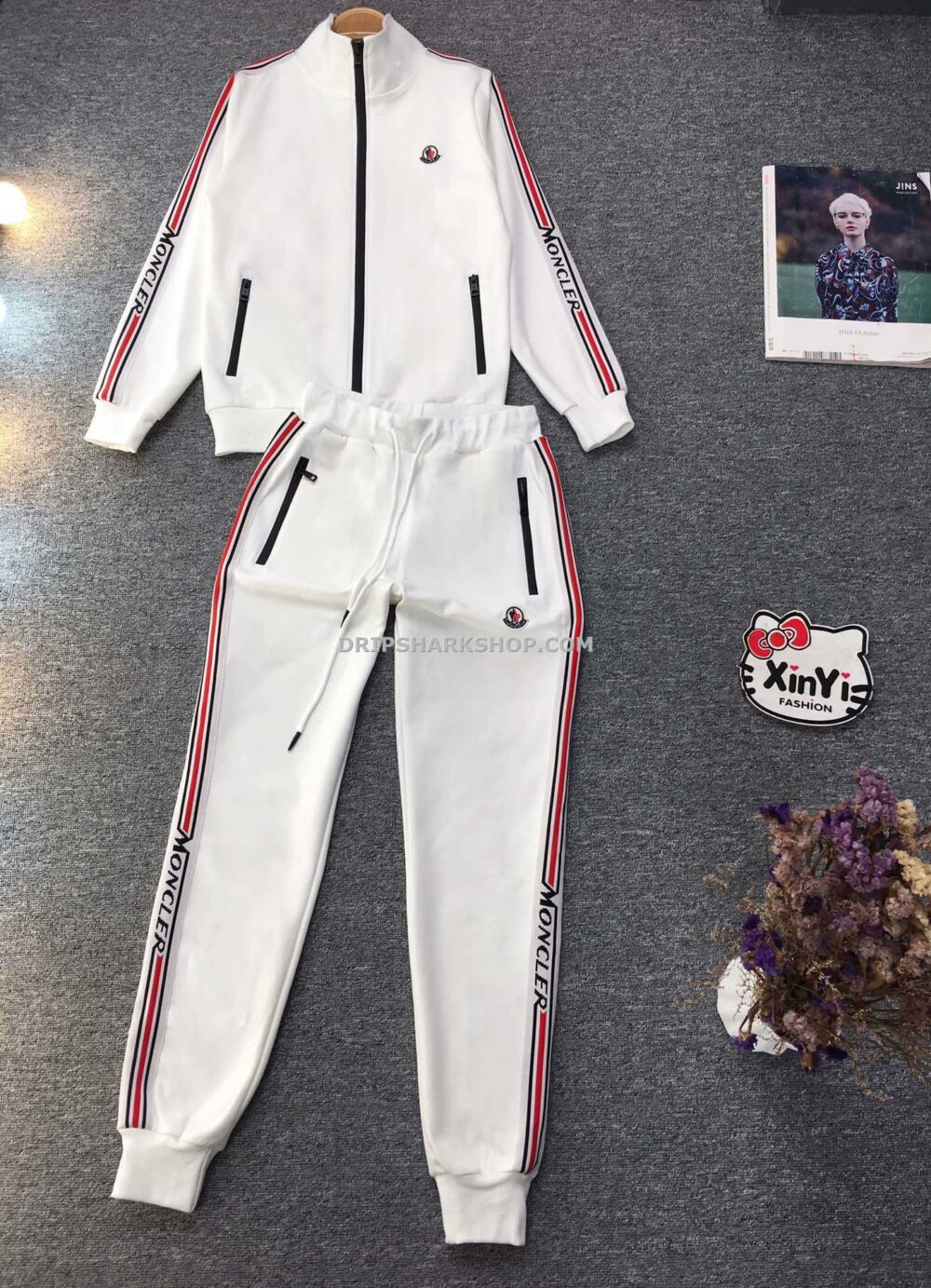 Chandal Moncler - Blanco