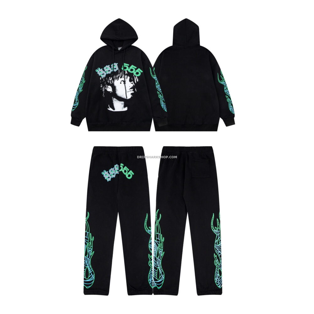 Sp5der Tracksuit - Negro