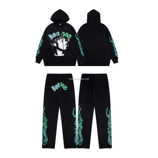 Sp5der Tracksuit - Negro