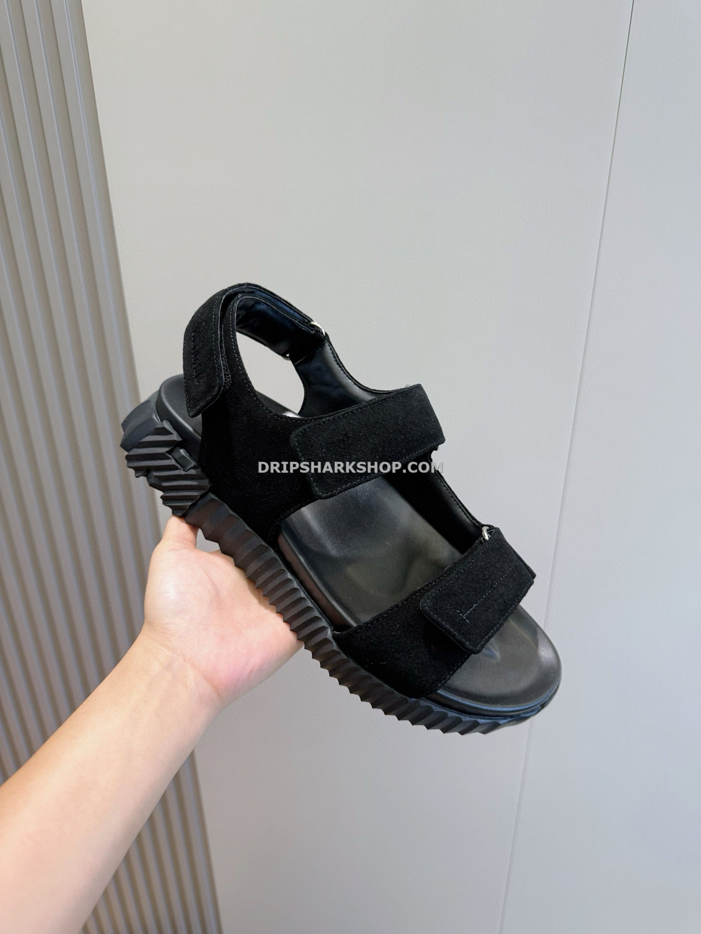 Sandalias Hermes - Negro - Imagen 3