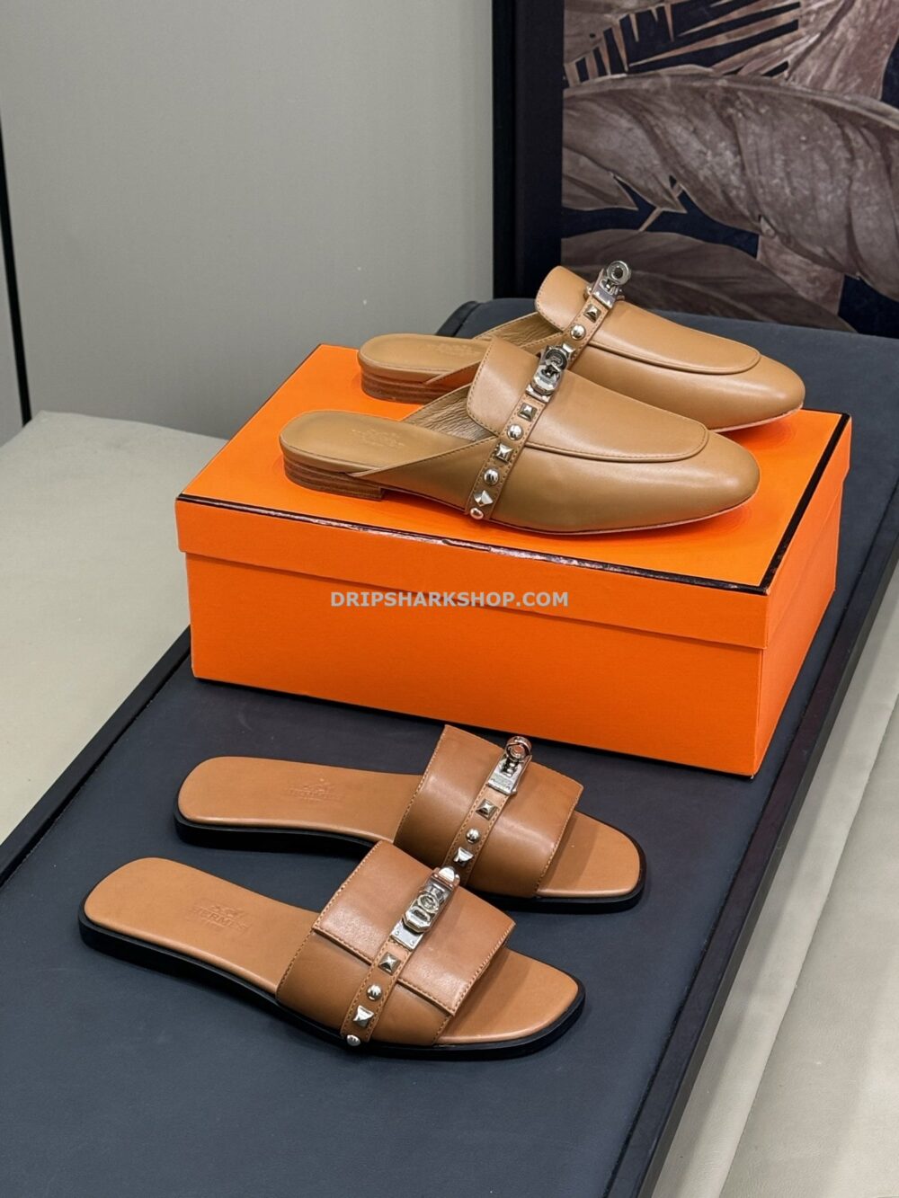 Sandalias Hermes - Marrón